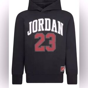 Air Jordan Jersey 23 Kids Black Hoodie Youth Size Medium (5-6yrs)